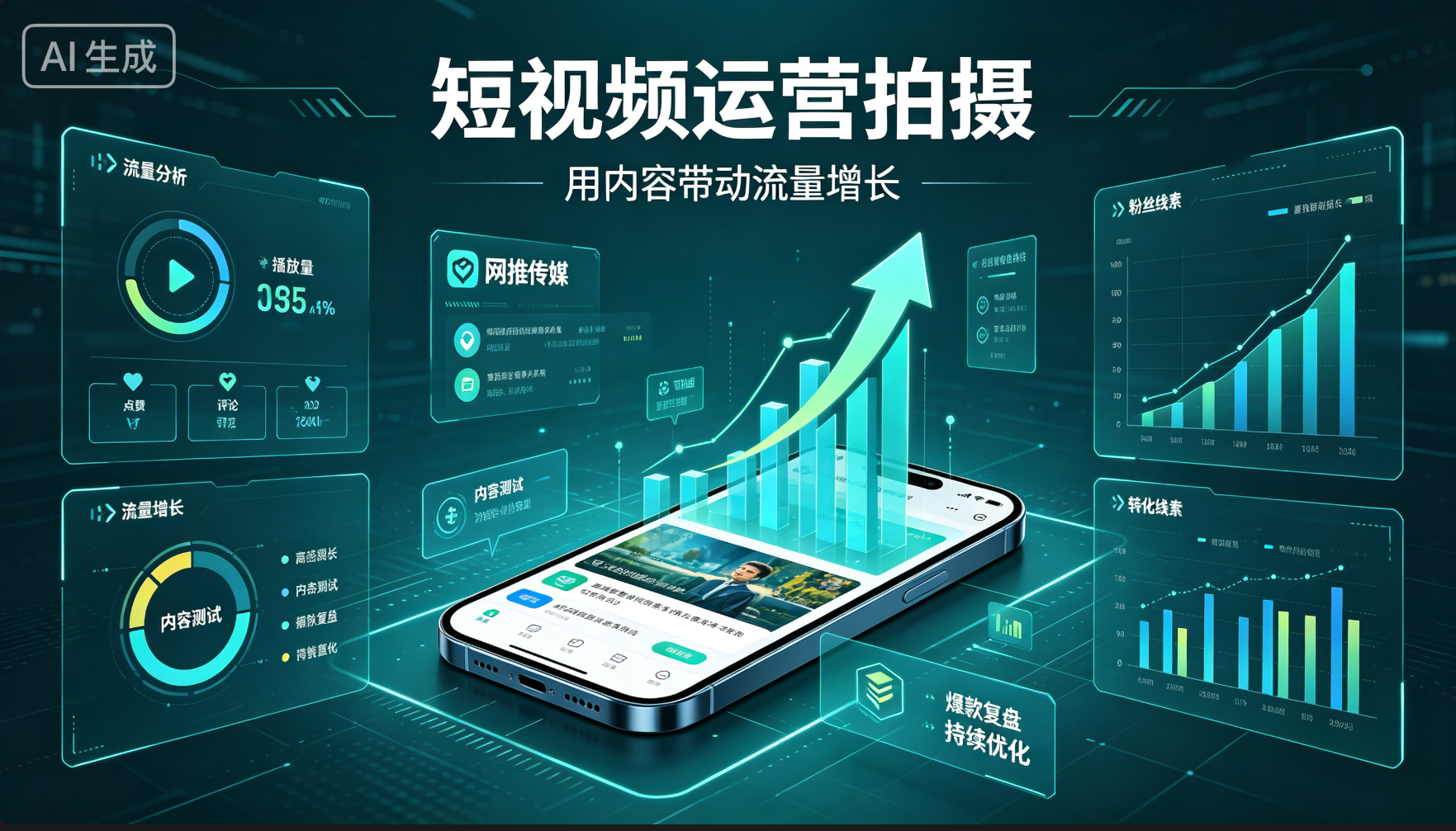 短视频运营内容策划案例 - 创意视频画面